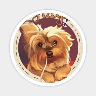 Trufa the Yorkie Magnet